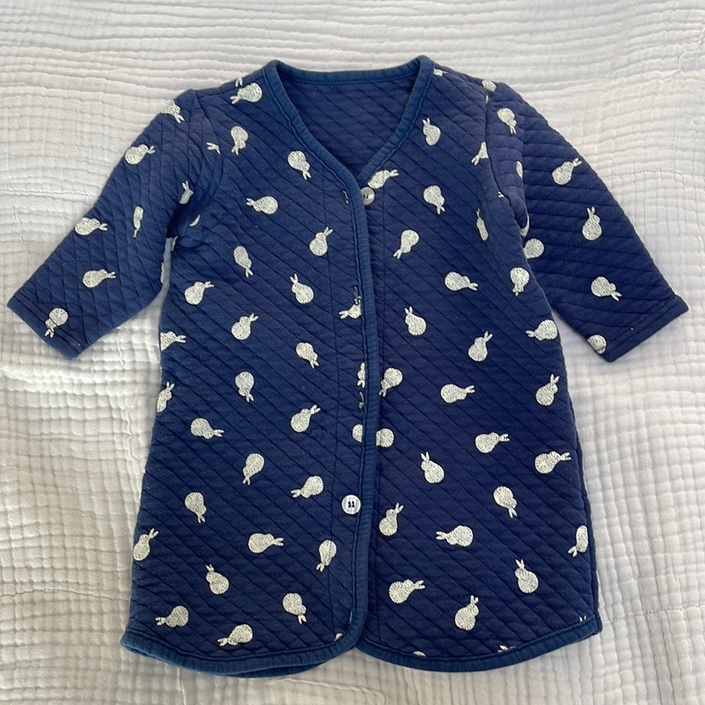 Baby quilted house gown